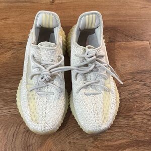 Adidas Yeezy Boost 350 V2 in Light Gray and Cream
